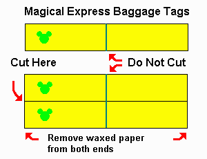 Don't cut tags in half crosswise.